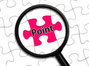 ポイントを拡大する虫眼鏡